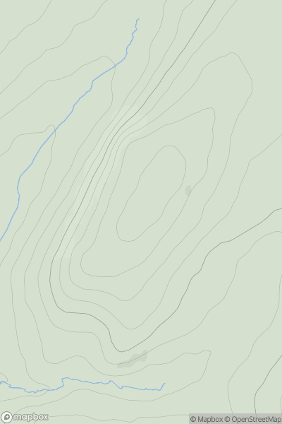 Thumbnail image for White Hill [The River Tweed to the English Border] [NT528094] showing contour plot for surrounding peak